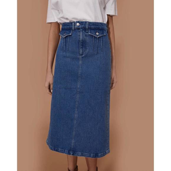 Stardust Skirt 1930's Skirts NEW LE JEAN Stardust Skirt In Marina